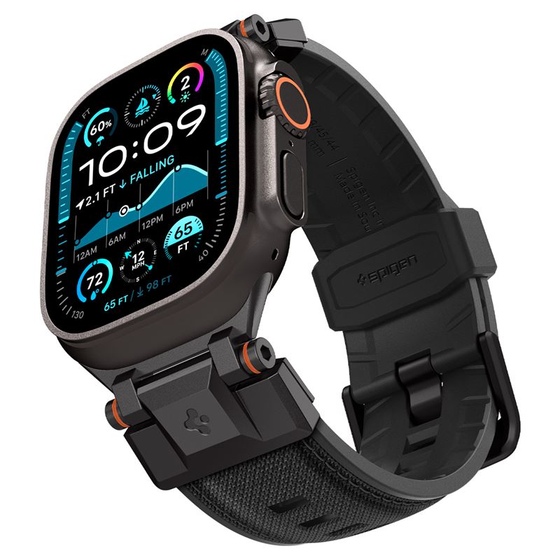 Spigen DuraPro Armor, black edition - Apple Watch 49mm/46mm/45mm/44mm