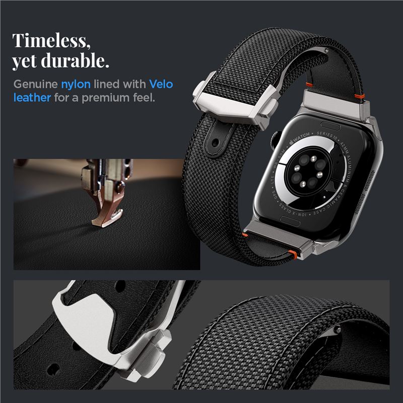 Spigen Classic Fit Band, black - Apple Watch 49mm/46mm/45mm/44mm
