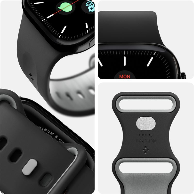 Spigen Nano Pop Band, black sesame - Apple Watch 49mm/46mm/45mm/44mm