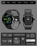 Spigen Nano Pop Band, black sesame - Google Pixel Watch 5/4/3 45mm