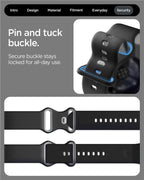 Spigen Nano Pop Band, black sesame - Google Pixel Watch 5/4/3 45mm