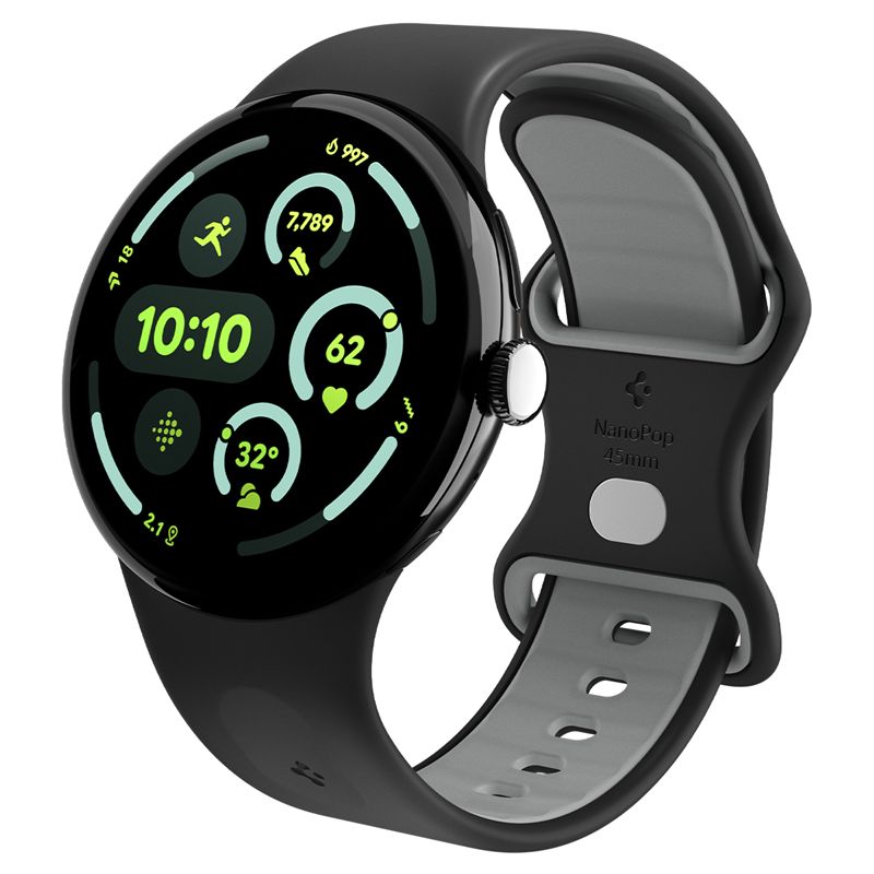 Spigen Nano Pop Band, black sesame - Google Pixel Watch 5/4/3 45mm