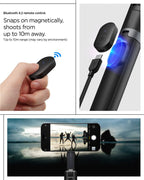 Spigen Selfie Stick MagSafe+ Tripod, black