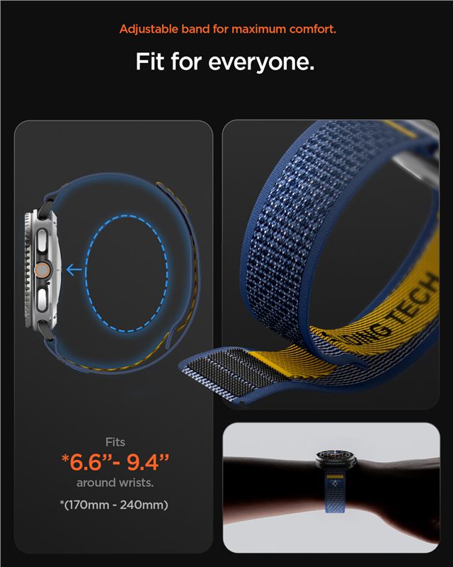 Spigen Athlex Air Band, active navy - Samsung Galaxy Watch 9/8 46mm/44mm/40mm