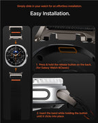 Spigen DuraPro Flex, black - Samsung Galaxy Watch 9/8 46mm/44mm/40mm