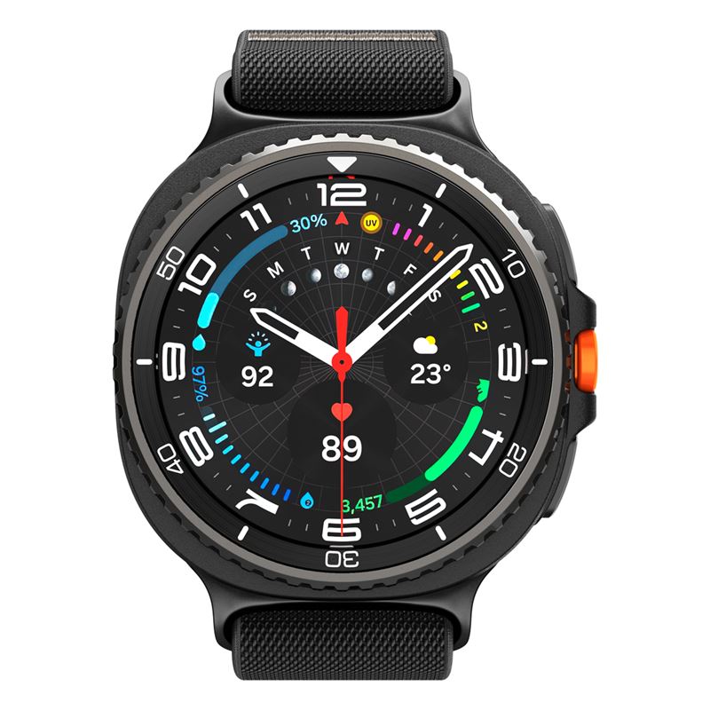 Spigen Lite Fit Band, Black - Samsung Galaxy Watch 9/8 46mm/44mm/40mm
