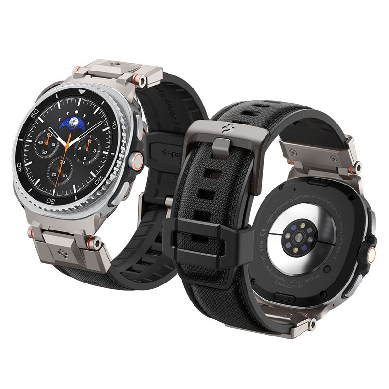 Spigen DuraPro Armor, black - Samsung Galaxy Watch 9/8 46mm/44mm/40mm