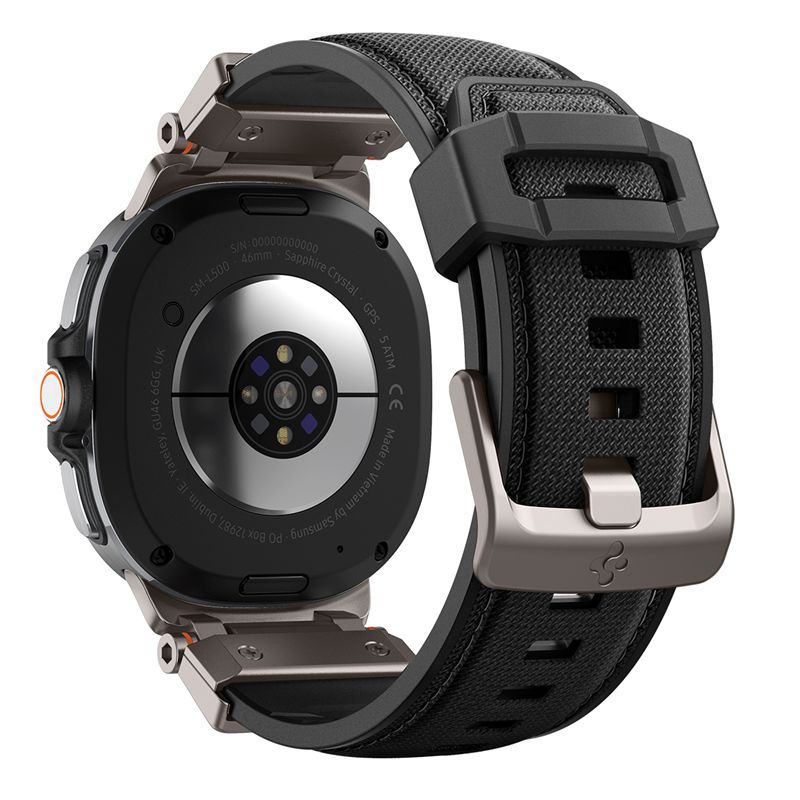 Spigen DuraPro Armor, black - Samsung Galaxy Watch 9/8 46mm/44mm/40mm