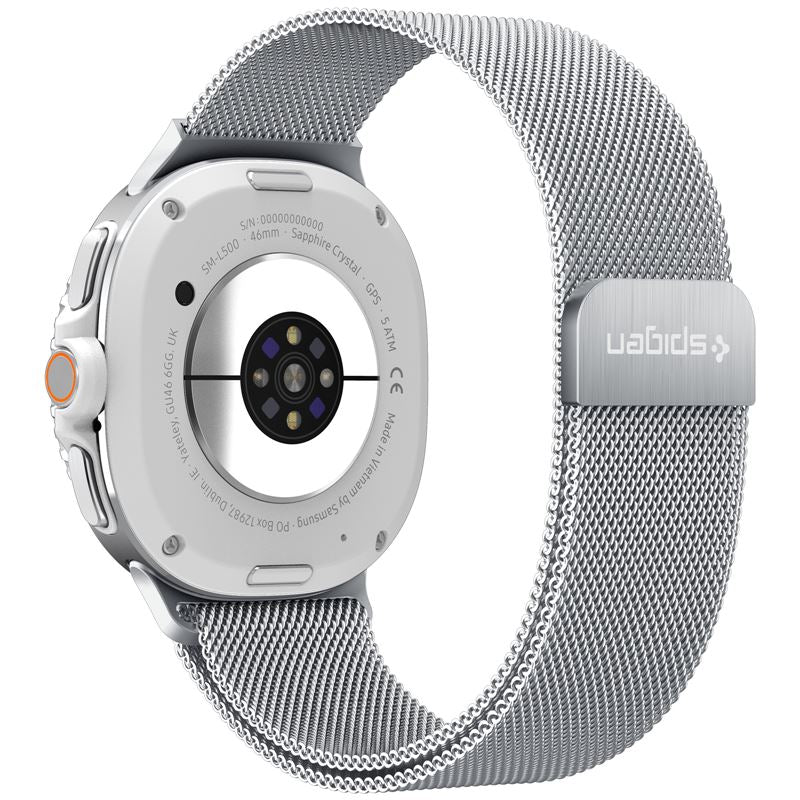 Spigen Metal Fit, silver - Samsung Galaxy Watch 9/8 46mm/44mm/40mm
