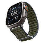 Spigen Fabric Band (hook-and-loop), green - Apple Watch 49mm/46mm/45mm/44mm