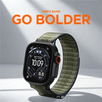 Spigen Fabric Band (hook-and-loop), green - Apple Watch 49mm/46mm/45mm/44mm