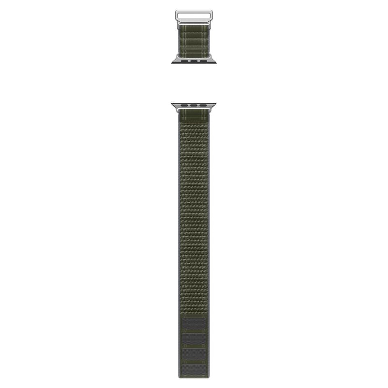 Spigen Fabric Band (hook-and-loop), green - Apple Watch 49mm/46mm/45mm/44mm