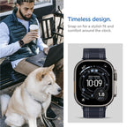 Spigen Fabric Band (hook-and-loop), navy - Apple Watch 49mm/46mm/45mm/44mm