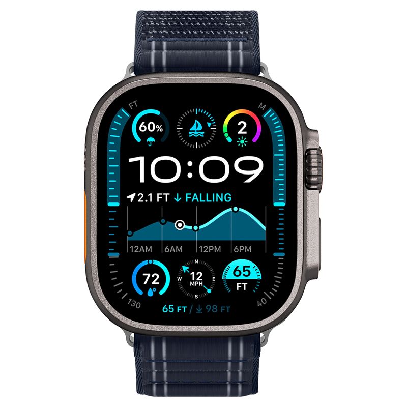 Spigen Fabric Band (hook-and-loop), navy - Apple Watch 49mm/46mm/45mm/44mm