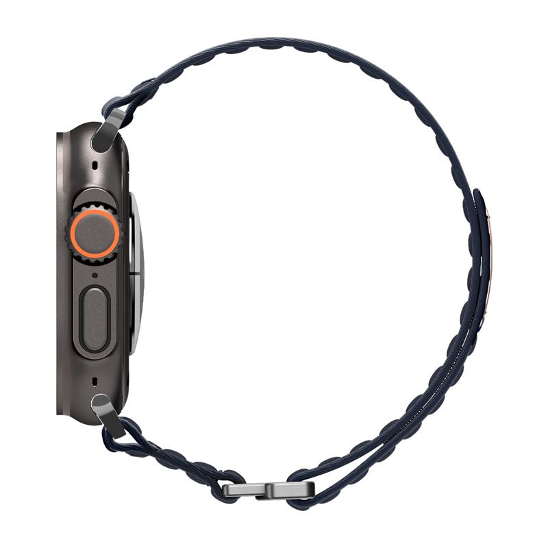 Spigen Fabric Band (hook-and-loop), navy - Apple Watch 49mm/46mm/45mm/44mm