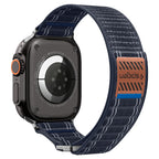 Spigen Fabric Band (hook-and-loop), navy - Apple Watch 49mm/46mm/45mm/44mm