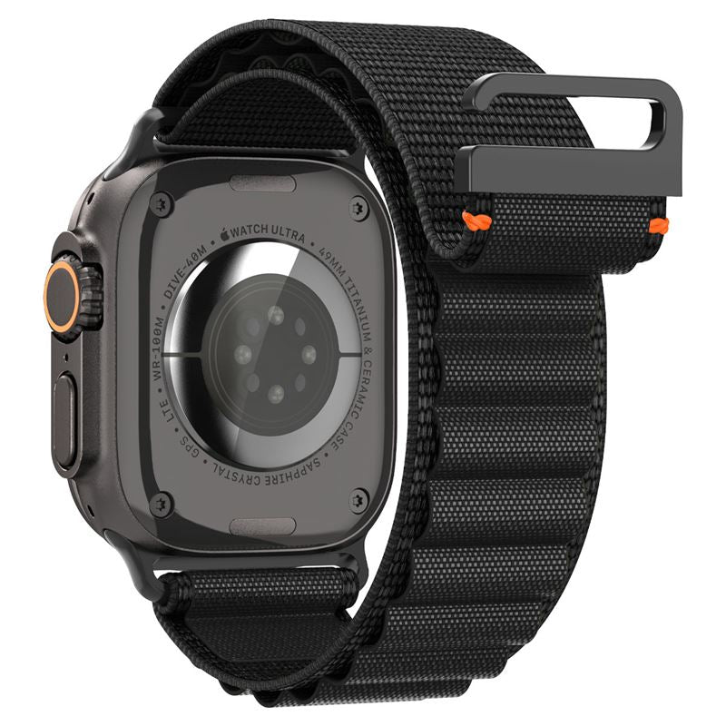 Spigen Fabric Band (hook), black - Apple Watch 49mm/46mm/45mm/44mm
