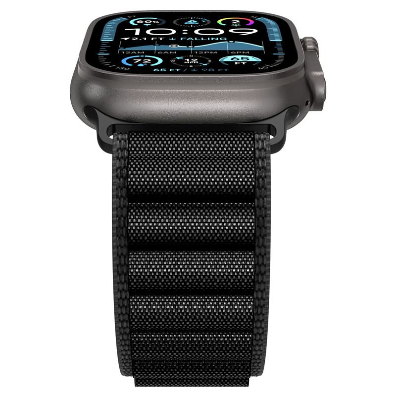 Spigen Fabric Band (hook), black - Apple Watch 49mm/46mm/45mm/44mm