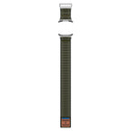 Spigen Fabric Band (suchý zips), zelený – Samsung Galaxy Watch Ultra 2/Ultra 47 mm