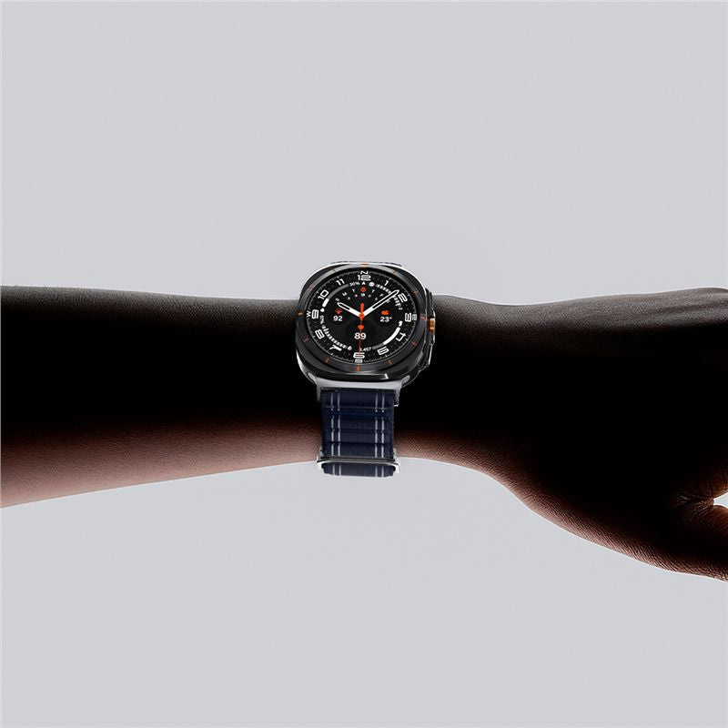 Spigen Fabric Band (hook-and-loop), navy - Samsung Galaxy Watch Ultra 2/Ultra 47mm