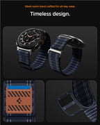 Spigen Fabric Band (hook-and-loop), navy - Samsung Galaxy Watch Ultra 2/Ultra 47mm