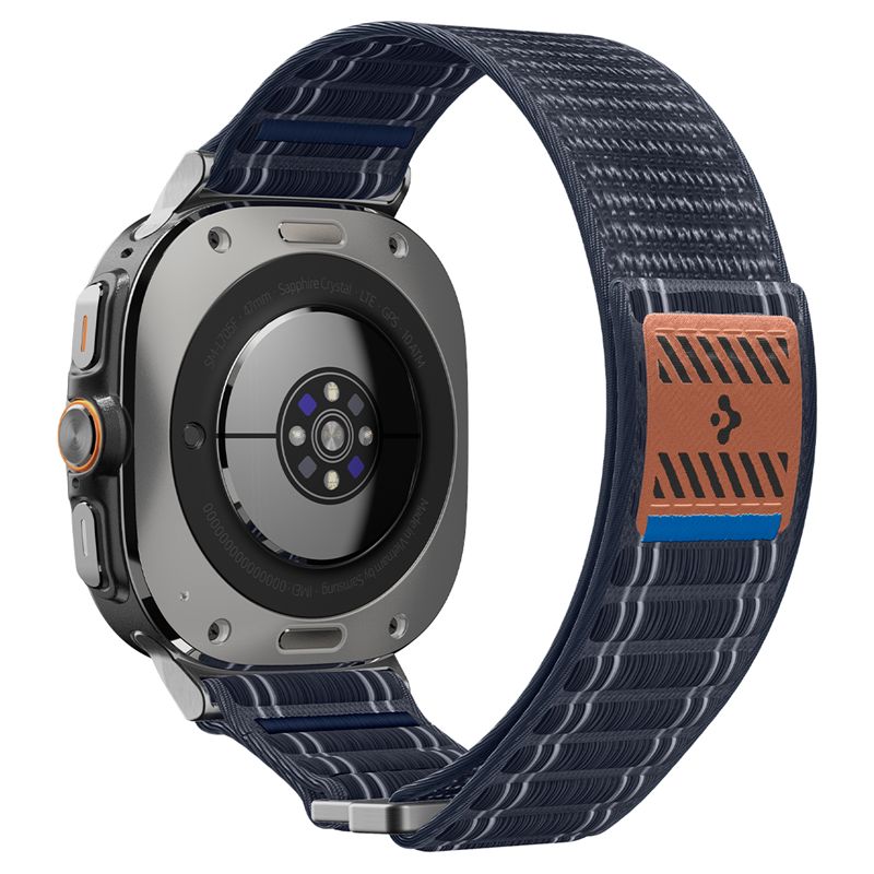 Spigen Fabric Band (hook-and-loop), navy - Samsung Galaxy Watch Ultra 2/Ultra 47mm