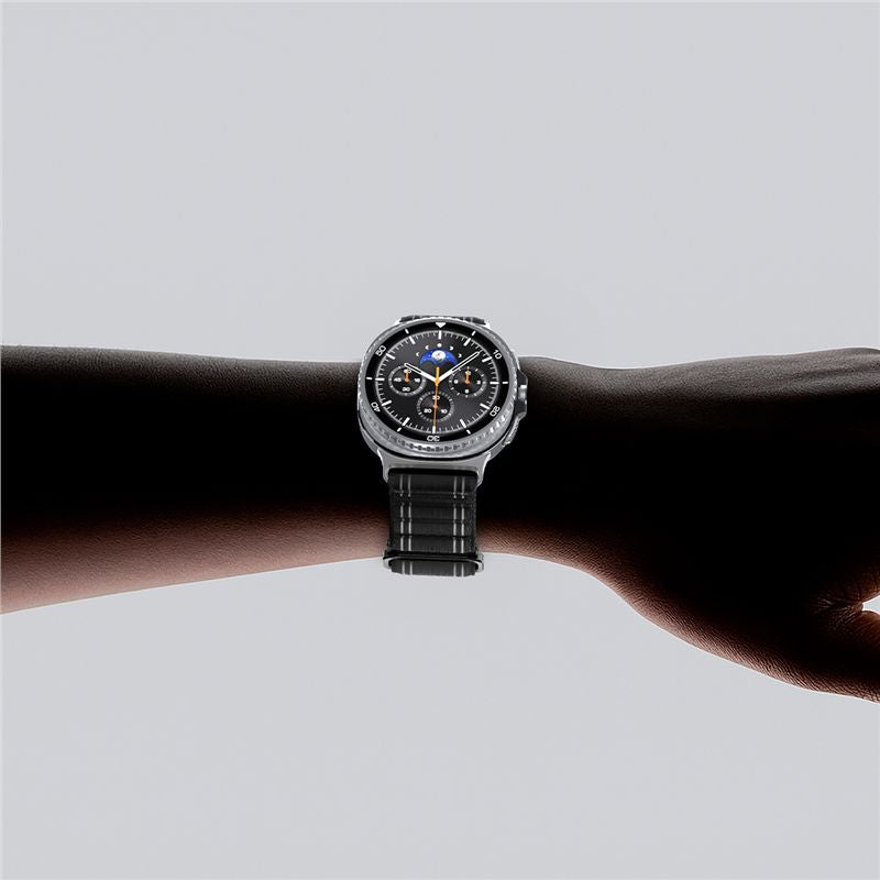 Spigen Fabric Band (hook-and-loop), black - Samsung Galaxy Watch 9/8 46mm/44mm/40mm