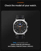 Spigen Fabric Band (hook-and-loop), black - Samsung Galaxy Watch 9/8 46mm/44mm/40mm