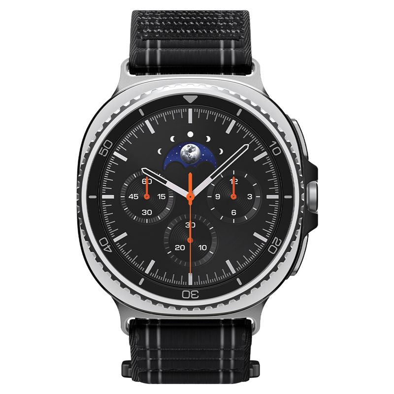 Spigen Fabric Band (hook-and-loop), black - Samsung Galaxy Watch 9/8 46mm/44mm/40mm
