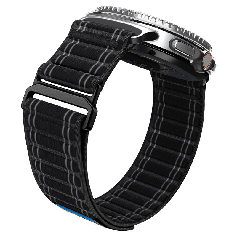Spigen Fabric Band (hook-and-loop), black - Samsung Galaxy Watch 9/8 46mm/44mm/40mm
