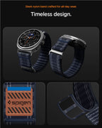 Spigen Fabric Band (hook-and-loop), navy - Samsung Galaxy Watch 9/8 46mm/44mm/40mm