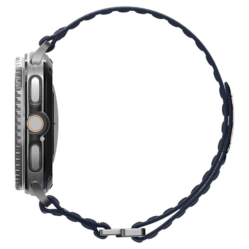 Spigen Fabric Band (hook-and-loop), navy - Samsung Galaxy Watch 9/8 46mm/44mm/40mm