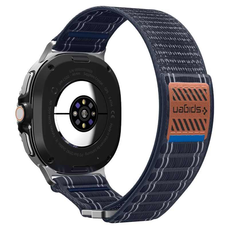Spigen Fabric Band (hook-and-loop), navy - Samsung Galaxy Watch 9/8 46mm/44mm/40mm