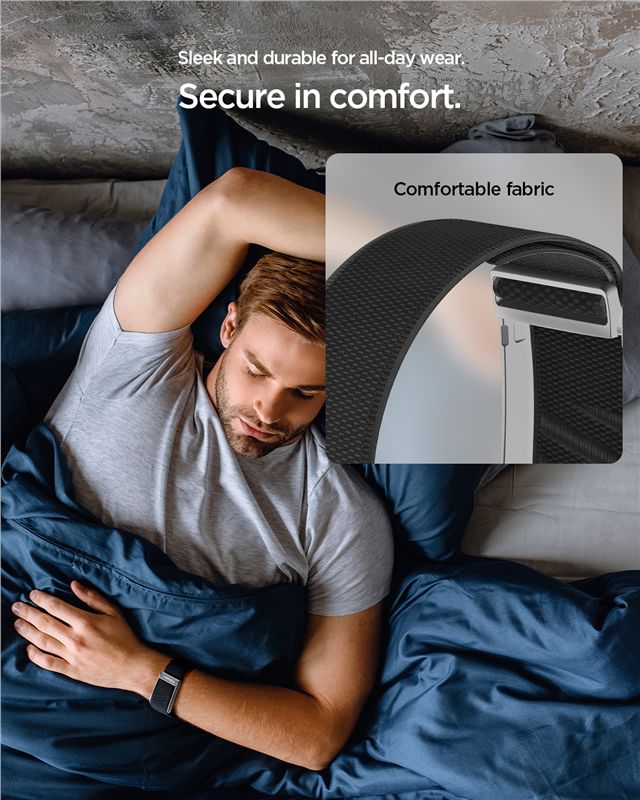 Spigen Fabric Band WBF3, black - Whoop 5.0