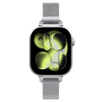 Spigen Metal Band, strieborný - Apple Watch 42mm/41mm/40mm