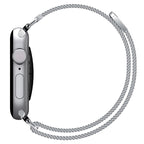Spigen Metal Band, strieborný - Apple Watch 42mm/41mm/40mm