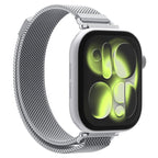 Spigen Metal Band, strieborný - Apple Watch 42mm/41mm/40mm