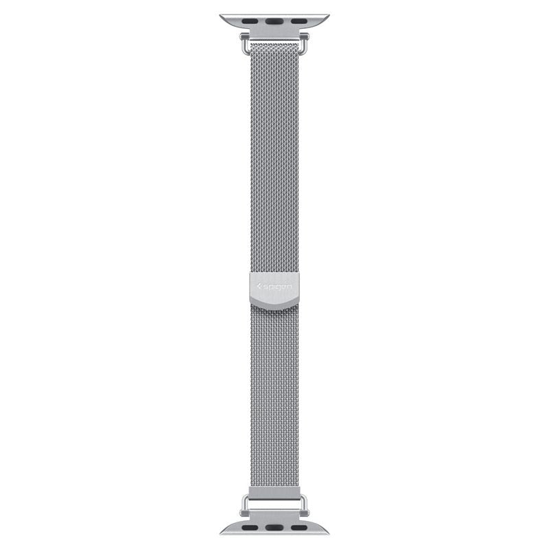 Spigen Metal Band, strieborný - Apple Watch 42mm/41mm/40mm