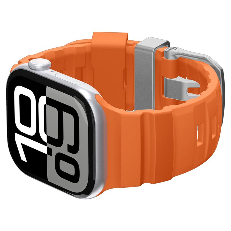 Spigen Silicone Band, orange - Apple Watch 49mm/46mm/45mm/44mm