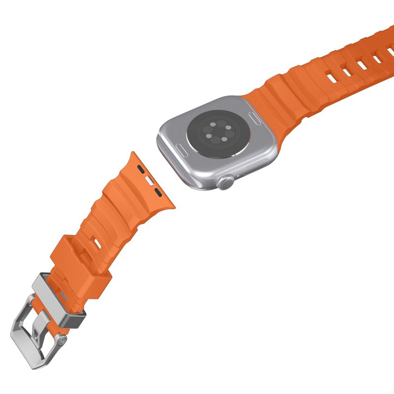 Spigen Silicone Band, orange - Apple Watch 49mm/46mm/45mm/44mm