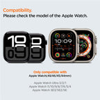 Spigen Silicone Band, orange - Apple Watch 49mm/46mm/45mm/44mm