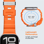Spigen Silicone Band, orange - Apple Watch 49mm/46mm/45mm/44mm
