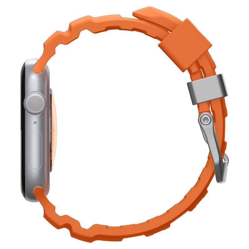 Spigen Silicone Band, orange - Apple Watch 49mm/46mm/45mm/44mm