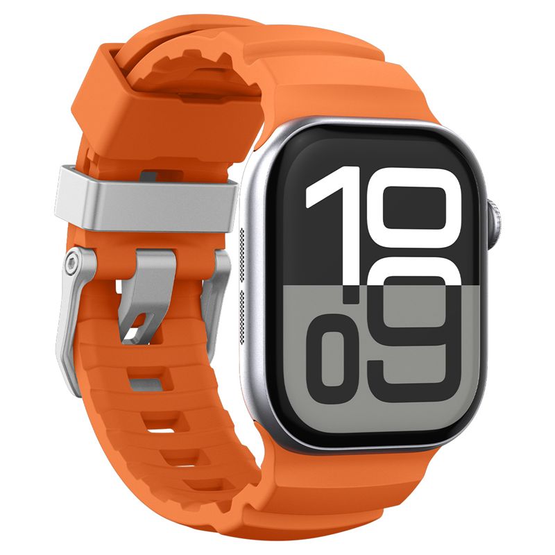 Spigen Silicone Band, orange - Apple Watch 49mm/46mm/45mm/44mm
