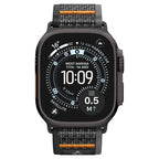 Spigen Athlex Air 2 Active Band, čierna oranžová - Apple Watch 49mm/46mm/45mm/44mm