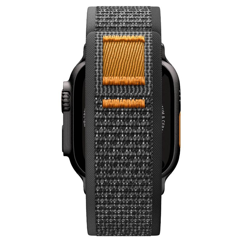 Spigen Athlex Air 2 Active Band, čierna oranžová - Apple Watch 49mm/46mm/45mm/44mm