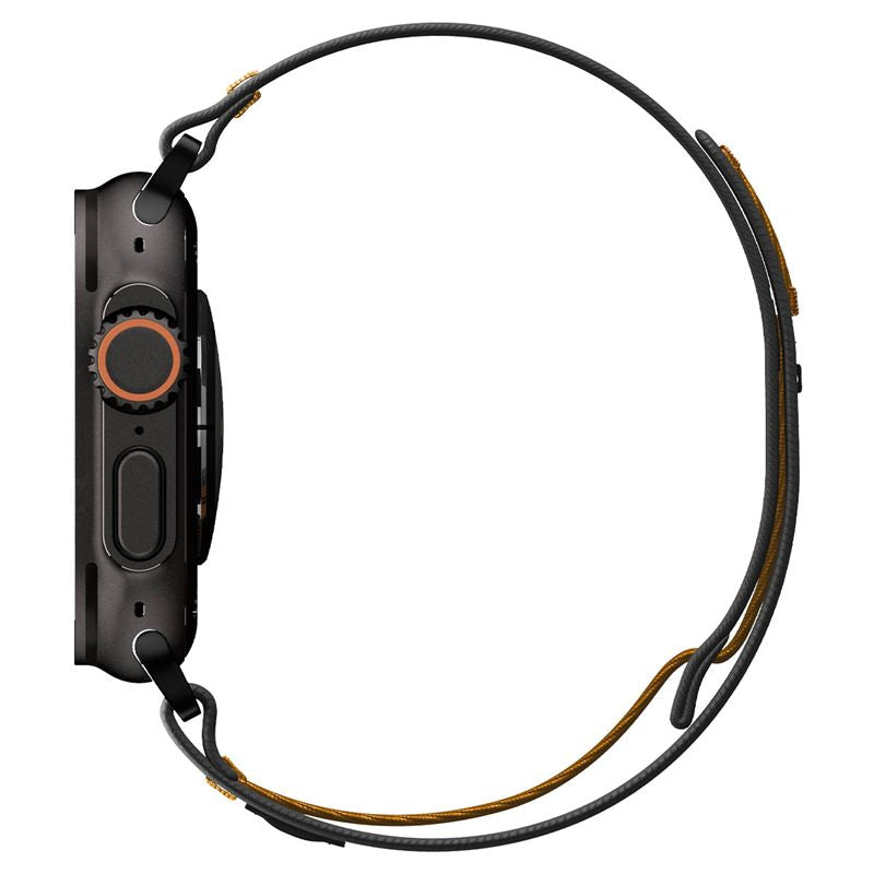 Spigen Athlex Air 2 Active Band, čierna oranžová - Apple Watch 49mm/46mm/45mm/44mm