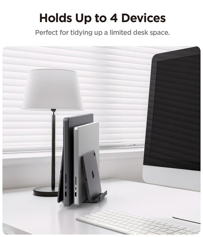 Spigen Vertical Laptop Stand LD208S4, space gray