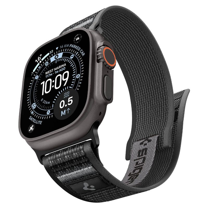 Spigen Athlex Air 2 Active Band, black gray - Apple Watch 49mm/46mm/45mm/44mm