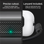 Spigen Lock Fit M, carbon - AirPods Pro (2nd/1st Gen)